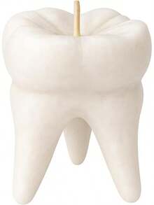 Vela Decorativa con Forma de Diente Muela para Consultorio Dental Ideal para Regalo Dentista - 1 - Ver 2