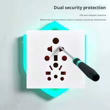 Universal Travel Adapter, 86 Type Socket, Multi-Country Compatible, Suitable For Thailand, UK, US, Australia