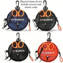 One Camouflage Fishing Belt Bag With Adjustable Shoulder Strap - A Portable Line Organizer For Outdoor Fishing And Hiking, Made Of Durable Polyester, Suitable For Storing And Transporting Small Accessories. A Tackle Organizer Bag, Perfect For Fishing, Camping, Hiking, Travel, And Outdoor Adventures