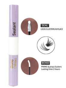 1pc 6ml Eyelash Glue & Setting Liquid, 2-In-1 Eyelash Cluster Extension Glue And Setting Liquid, Super Fixing, Waterproof, Gentle, 72-Hour Lasting, Ideal For Sensitive Eyes Beginners, DIY Eyelash At Home, Eyelash Extension Glue Set, False Lashes Application Tool (Clear Glue And Clear Setting Liquid) - White - View 12