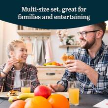 Juego de 24 Vasos de Vidrio Province de 449 ml y 329 ml - Claro - Ver 5