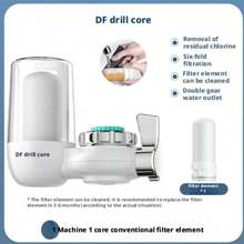 Home Faucet Water Filter With Cartridge, Multi-Layer Filtration System, Long-Lasting Purification Of Tap Water, Promotes Health - Multicolor - View 9