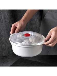 Microwave Round Bowl With Lid, PP Soup Bowl Steamer - Heat In 1-3 Minutes, Enjoy Delicious Kitchen Experience - Multicolor - View 7