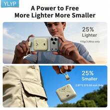 YLYP 5000mAh Ultra-Thin Mini Pocket Magnetic Wireless Power Bank, 22.5W PD Fast Charging, Compatible With IPhone 17/17 Air/16/15/14/13/12 Pro/Pro Max/Plus/Mini - Recolor - View 10
