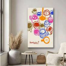 Framed Another Coffee Poster Aesthetic Kitchen Apartment Wall Art For Kitchen Dining Room Decoration Home Bedroom Wall Decor Gifts Artwork Canvas, Canvas Wall Art, Poster, For Living Room, Bathroom, Bedroom, Office, Home Decor For Home, Dorm, Living Room Decor, Halloween Gift, Canvas Wall Art, Poster, For Living Room, Bathroom, Bedroom, Office, Home Decor - Đóng khung - Xem 3