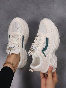 Trending Chunky Sneakers 2025, Ins Influencer Style, Platform, Lightweight, Soft Sole, High-End Sneakers