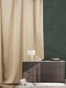 2片装遮光隔热窗帘，带涂层衬里，适用于卧室、客厅、厨房、家居装饰、圣诞礼物