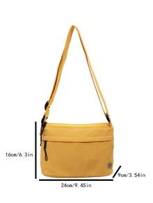 Damen neue Mode vielseitige Nylon Umhängetasche, leichte wasserdichte dumpling-förmige 3-Lagen kleine Umhängetasche, stilvolle tägliche Pendler Umhängetasche Handytasche