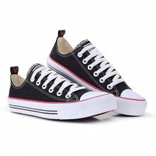 Women's/Men's All-Star Major Star Traditional Low-Top Classic Sneakers - màu đen - Xem 4