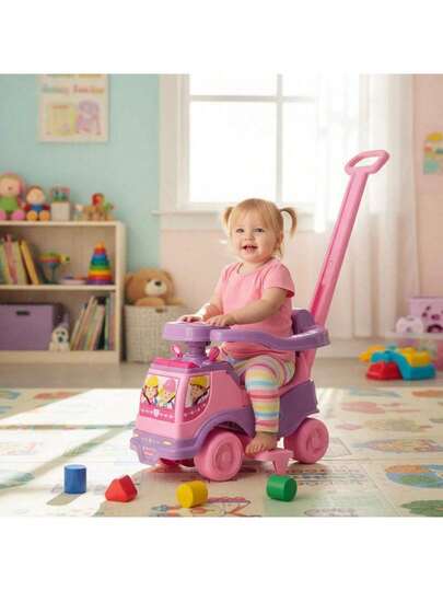 Carrinho de Passeio Totoka Plus Eletrônica Rosa