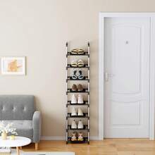 1pc Dust-Proof Storage Rack, Iron Art Shoe Cabinet, Multi-Layer Non-Woven Fabric, Entryway Home Simple Shoe Rack - Multicolor - View 4