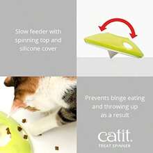 Catit Cat Play Treat Spinner Interactive Cat Toys - As Pic - View 2