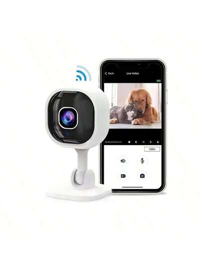 Easypie Selection GoodChoice 1pc 2mp Indoor Wifi Security Camera Slimme Monitor, Night Vision, Human Detection, Ip Camera, Two Way Talk, Video Monitoring view 8