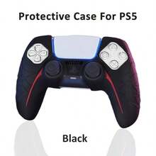 适用于 PlayStation 5 控制器的防滑硅胶保护套，适用于带摇杆帽的 PlayStation 5 无线控制器，带摇杆保护套 - 彩色 - 查看 7