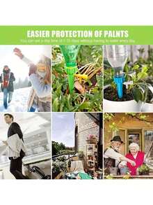 1/10/20/30 piezas Dispositivo de riego automático, Kit de riego automático, Sistema de riego por goteo para jardín, Sistema de control de riego por goteo, Dispositivo de riego automático ajustable para plantas y flores - Multicolor - Ver 5