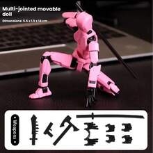 人体解剖模型 人体骨骼模型 人体解剖模型，可观察骨骼和运动，适用于科学学习教育解剖模型（Bruin-28cm）