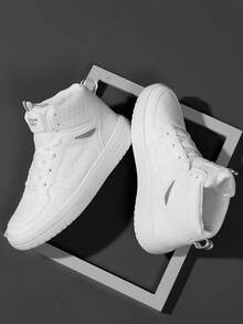 Men's Sports Shoes Sneakers Men Casual Running Shoes Jogging Shoes Male Walking Shoes Daily Fashionable Footwear Tennis Streetwear - White - View 1