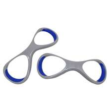 Professionelle Ellbogenkorrektoren fürs Schwimmen – 1 Paar Unterarmbandagen in Achterform für das Freistiltraining von Erwachsenen - Blau - Übersicht 6