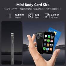 SOYES Smartphone de versión global, pantalla táctil de 3 pulgadas, diseño elegante y moderno, batería de 1000 mAh, bloqueo por reconocimiento facial, compatible con tarjetas de memoria expandibles, carga rápida, Android 9, compatible con red 3G.   Descarga de aplicaciones disponible.   Ideal para estudiantes y chicas.   Adecuado para uso doméstico o fuera de casa.   Colores: negro/rosa/azul. Regalo de Navidad/cumpleaños. - Rosa - Ver 5