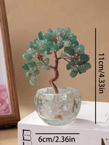 Đồ trang trí cây pha lê xanh nhỏ, quà tặng trang trí bàn Giáng sinh, trang trí nhà cửa, trang trí nhà bếp, trang trí phòng ngủ, trang trí tiệc, đồ thủ công trang trí, trang trí bàn làm việc, trang trí bàn ăn, quà tặng tiệc, trang trí phòng ngủ, trang trí phòng khách, trang trí bàn làm việc văn phòng, trang trí bàn làm việc, quà tặng giáo viên chất lượng, quà tốt nghiệp, phụ kiện pha lê nhỏ, quà tặng phù dâu, quà sinh nhật, quà sinh nhật bạn thân/bạn cùng lớp, quà tặng tiệc, quà Ngày của Mẹ, phụ kiện trang trí đám cưới, quà tặng cho cô ấy - Đế màu trắng trong suốt màu xanh lá cây - Xem 2