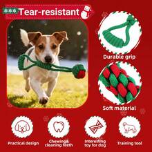 New Christmas Barking & Chewing Dog Toy, Self-Entertaining Interactive Toy, Christmas & New Year Gift - Multicolor - View 8