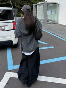 Autumn/Winter Fuzzy Warm Casual Zip-Up Hooded Knit Cardigan