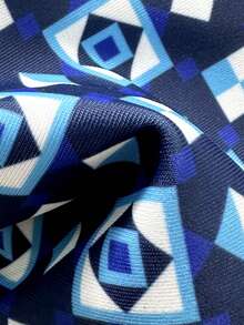 Conjunto de bikini de 2 piezas con estampado geométrico para mujeres, estilo europeo y americano 2025 - Multicolor - Ver 5