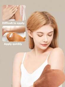 1 Pc Reusable Body Face Self-Tanning Mitt Double-Sided Lotion Applicator Tanning Glove Washable