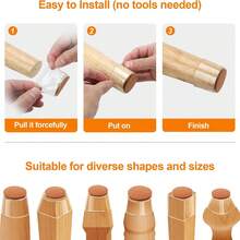 24 件硅胶椅腿保护套带毛毡垫 - 防刮地板保护套 - 家具脚套，适用于餐厅、办公室、客厅椅子和酒吧凳，圣诞礼物