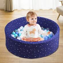 4-Color Soft Foam Ball Pit, Suitable For Children's Birthday Party, Pool Tent, Baby Game Fence, Ball Pit, Baby & Toddler Play Fence, Ideal Gift For Boys And Girls, Indoor/Outdoor Playhouse Baby Toy Ball Pit (Balls Not Included)