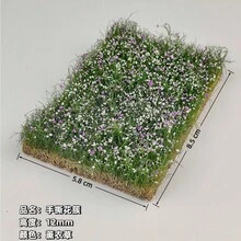 Miniature Flower Clusters Static Cluster Model Military Scene Railway HO N Scale Train Layout Architecture Building Materials For Diorama - As Photo - View 21
