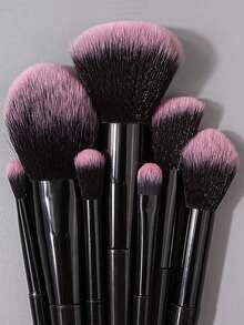 12pcs Premium Make Up Brushes Set With Travel Bag,High Quality Makeup Brush Set, Makeup Brushes Set With Case, Small Makeup Brush With Travel Bag, Soft Makeup Brush, Travel Makeup Brush Set With Bag,Ultra Soft Hair Makeup Brush Pack Contains Large Powder Blending Make Up Brush Set Blush Face Brush Concealers Contour Eyeshadow,Elegant Gift Box For On-The-Go Beauty,Christmas Gifts - Multicolor - View 9