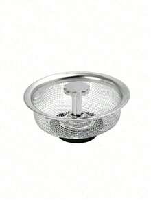 1 pieza Colador de acero inoxidable para fregadero - Filtro de agua de cocina mejorado, fácil instalación, filtra eficazmente los residuos de alimentos y las impurezas, duradero, adecuado para la cocina moderna, accesorio para fregadero de cocina - Multicolor - Ver 6