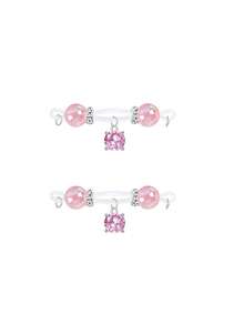 2件装性感心形水晶吊坠假乳环，乳贴饰品，适合女性日常佩戴