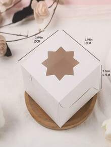 15pcs/10pcs/5pcs Rectangular White Kraft Paper Boxes, 3.94*3.94*2.56in, Handmade Soap Packaging Boxes, Folding Small Jewelry Gift Boxes, Party Favor Boxes - Multicolor - View 8