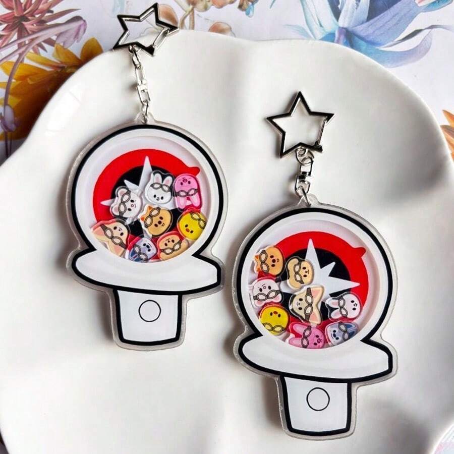 Lightstick Pendant, Rattle Keychain, Cute Bag Charm, Pencil Case Pendant, Fan Gift, Birthday Gift, Holiday Gift