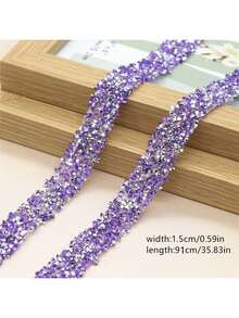 Tá dược trang trí may mặc - Màu tím - Xem 4