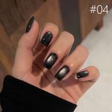 10毫升/瓶 2025秋冬新款热销美白、黑色指甲、金色闪粉、流行黑色水钻、玻璃珠、磁性、水晶猫眼凝胶指甲油、白色指甲油、法式美甲、圣诞美甲 - 彩色 - 查看 17