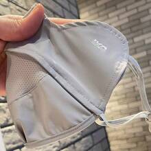 Lightweight & Breathable Ice Silk Face Mask, Washable, Anti-UV, Mesh Design, Suitable For Women, Autumn/Winter - Multicolor - View 13