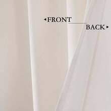 White 54 Inches Long - Grommet Thermal Insulated Window Treatment Bedroom, Filtering Set Of 2 Panels, Popular Window Decor - Stoneblue - View 11