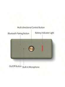 Marshall Altavoz Bluetooth inalámbrico portátil EMBERTON III: diseño a prueba de polvo y agua, batería de larga duración, sonido estéreo, portátil y liviano, adecuado para uso doméstico y exterior. - Verde - Ver 2