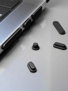 9pcs Anti-Dust Silicone Plugs - Compatible With Apple Computers, Smartphones, And Tablets - Laptop, USB Ports, And Headphone Jacks Protection Caps