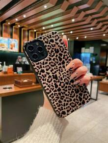 Cute Pink Lily Flower & Leopard Print Matte Anti-Drop Phone Case Compatible With IPhone 11, 12, 13, 14, 15, 16, 13 Pro Max, 16 Plus, XR, 7, 8 Plus, 17 Pro Max, AIR - Style 7 (1 Piece) - View 4
