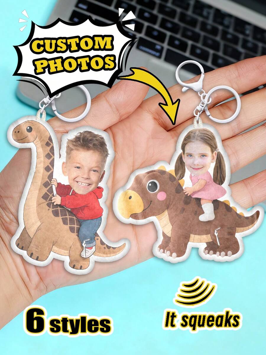 Móc khóa hình mặt người theo yêu cầu, móc khóa hình búp bê, móc khóa phát ra âm thanh, móc khóa hình gấu, móc khóa dễ thương và thú vị, thích hợp làm quà tặng cho bạn gái, bạn trai, bạn bè, bố, mẹ, người thân, trẻ em. Thích hợp cho sinh nhật, kỷ niệm, ngày Valentine, quà tặng tiệc tùng, quà tặng độc đáo cá nhân hóa, quà tặng lý tưởng cho nam/nữ, móc khóa trang trí theo yêu cầu, trang trí ba lô, mặt dây chuyền. - Gấu Nhỏ - Xem 1