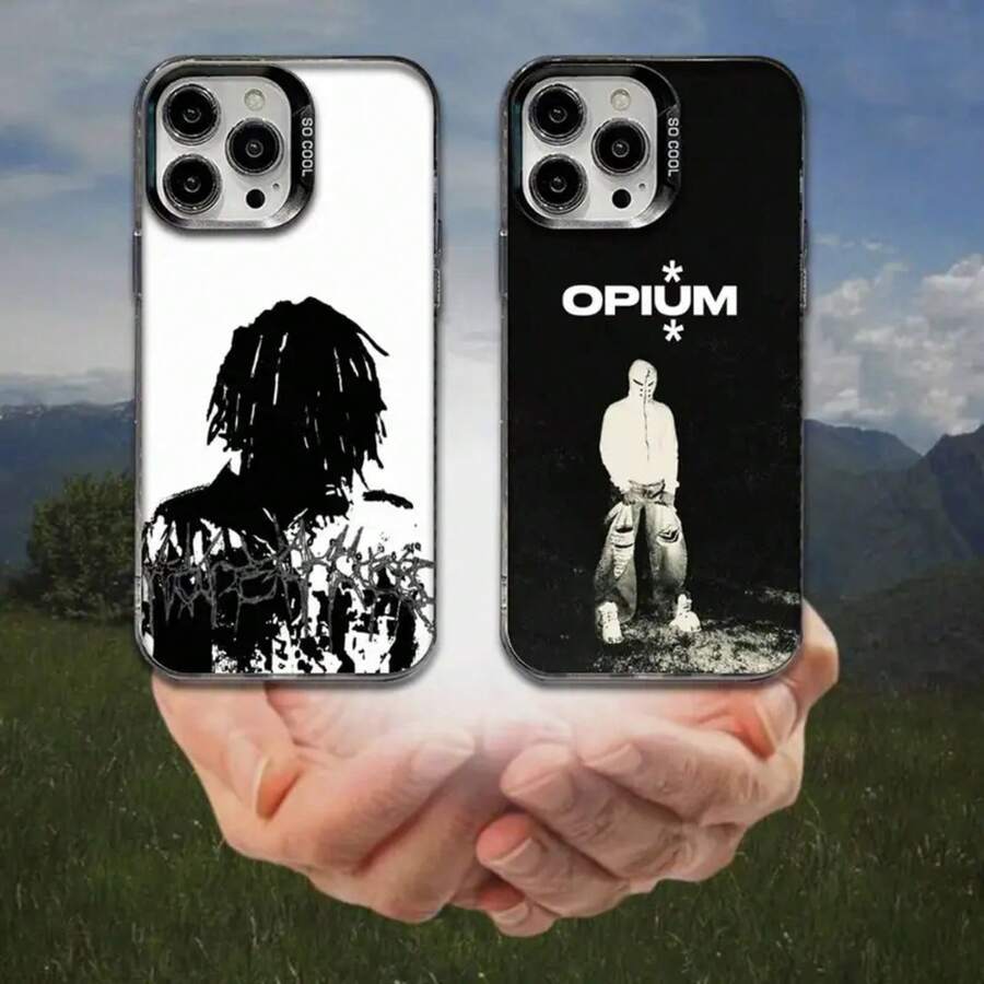 Funda para Ken Carson More Chaos compatible con 17, 16, 15, 14, 13, 12, 11, Pro, Max, Plus, funda dura mate negra a prueba de golpes - z2 - Ver 1