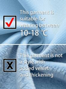 Teen Girl Letter-Printed Hooded Sweatshirt, Casual Hooded Sweatshirt, Suitable For Autumn And Spring, Girls' Clothing, Suitable For Various Occasions Such As School, Vacation, Shopping And Sports - Baby Blue - View 5