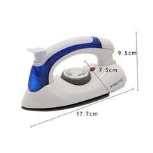 SOKANY 6047 Travel Steam Iron, Clothing Wrinkle Remover, 700W High Power, Fast Heating, Multi-Temperature Control, Free Switching. LED Display Screen For Easy Adjustment. Ceramic Soleplate, Easy To Iron Collars, Buttons And Other Small Areas. Suitable For Travel And Business People As A Helpful Home Companion.