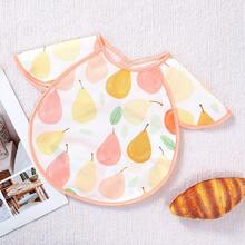 1Pc Mess Proof Baby Bib - Flip Pocket Waterproof Baby Apron - Great Travel Bib For Baby Eating - Baby Food Bibs - Multicolor - View 12
