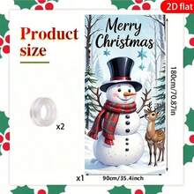 圣诞装饰横幅。节日装饰适用于圣诞主题派对装饰、门饰和花园装饰。 - 彩色 - 查看 11