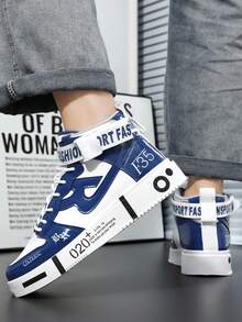 青少年户外高帮和低帮时尚休闲鞋、舒适运动鞋、跑步鞋、滑板鞋 - 彩色 - 查看 4